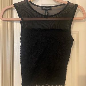Lace crop top
